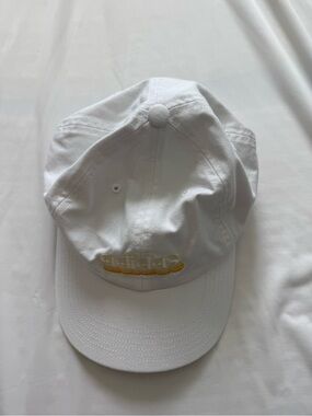 adidas White Cap with Yellow Embroidered Logo